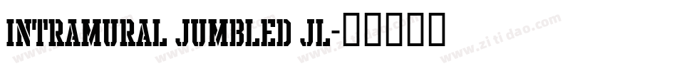 Intramural Jumbled JL字体转换